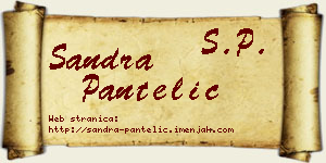Sandra Pantelić vizit kartica
